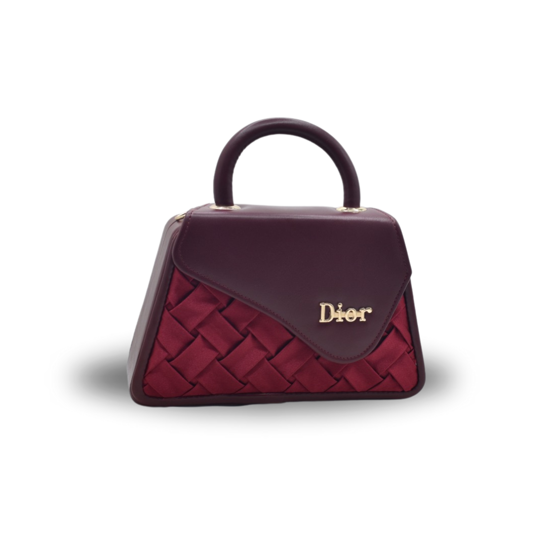 imported Chic Velvet Front Flap  DIOR Handbag