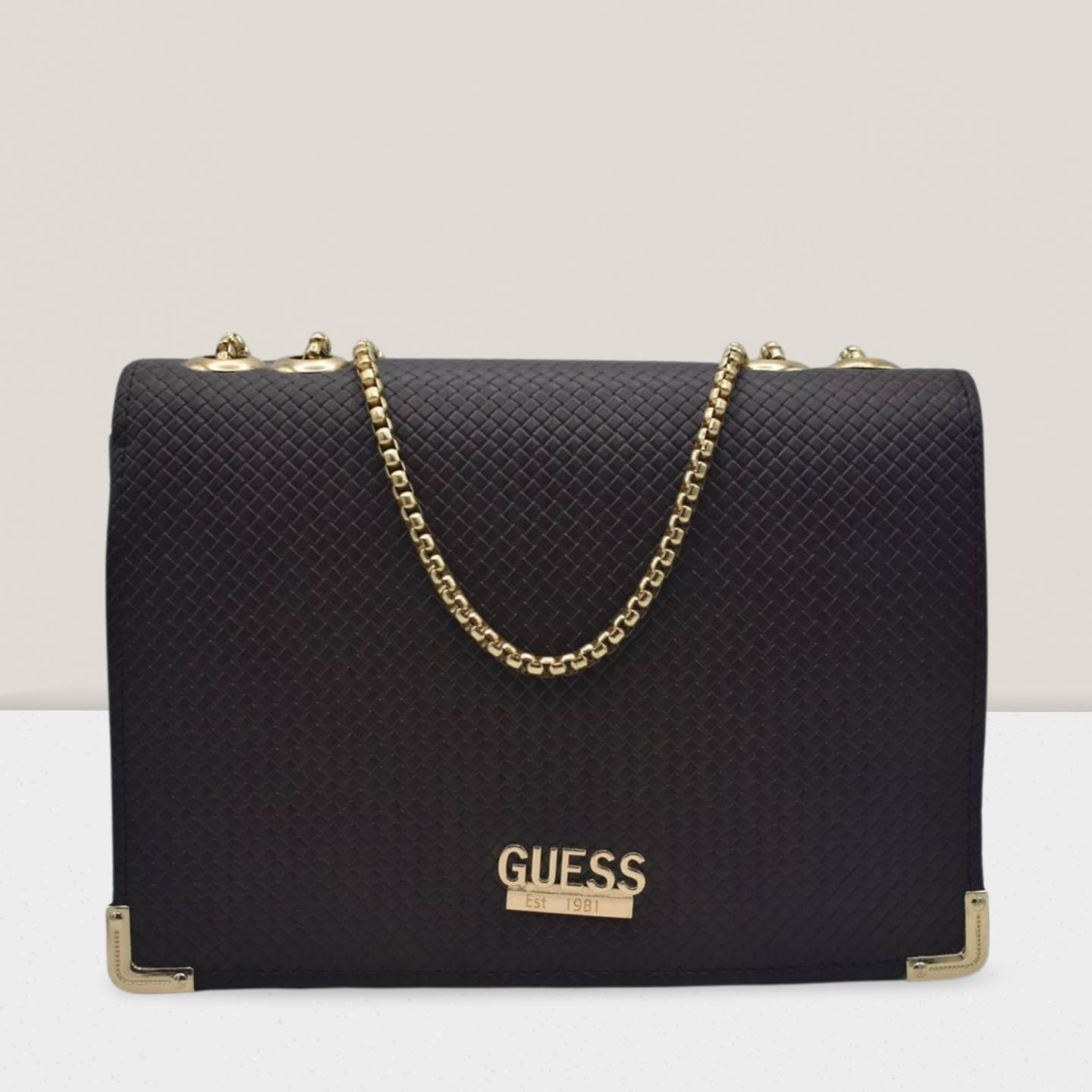 Guess Crossbody Bag with Rare Metal Strip – Affordable Luxury & Stylish Design