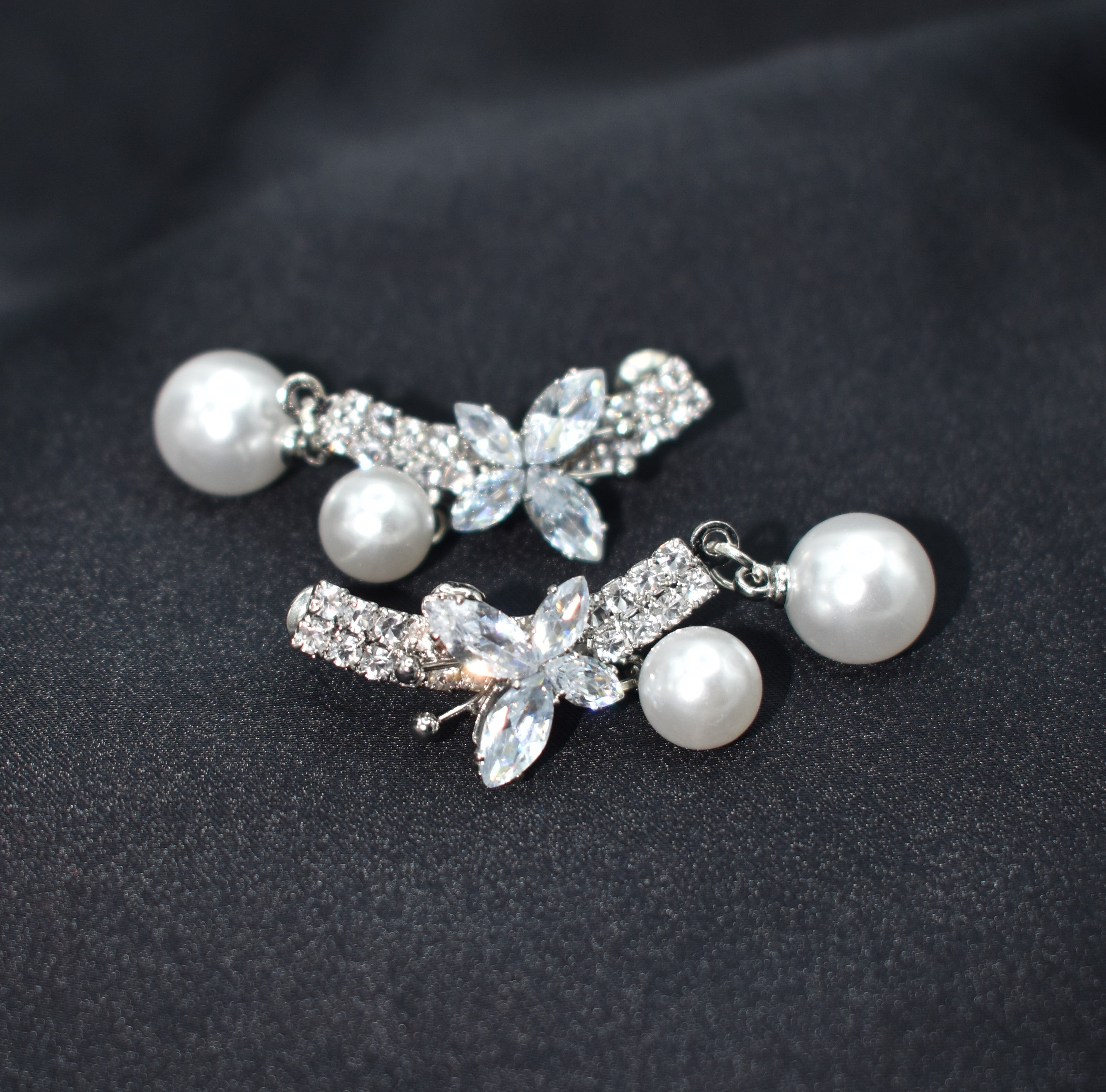 Swarovski Crystal Pearl Drop Earrings