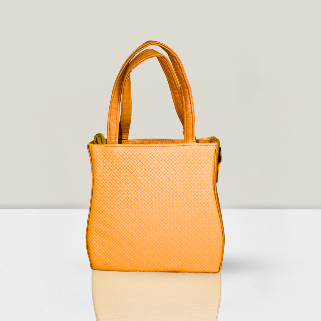 Chic & Trendy: Solid Color Stitching Mini Handbag for Every Occasion!