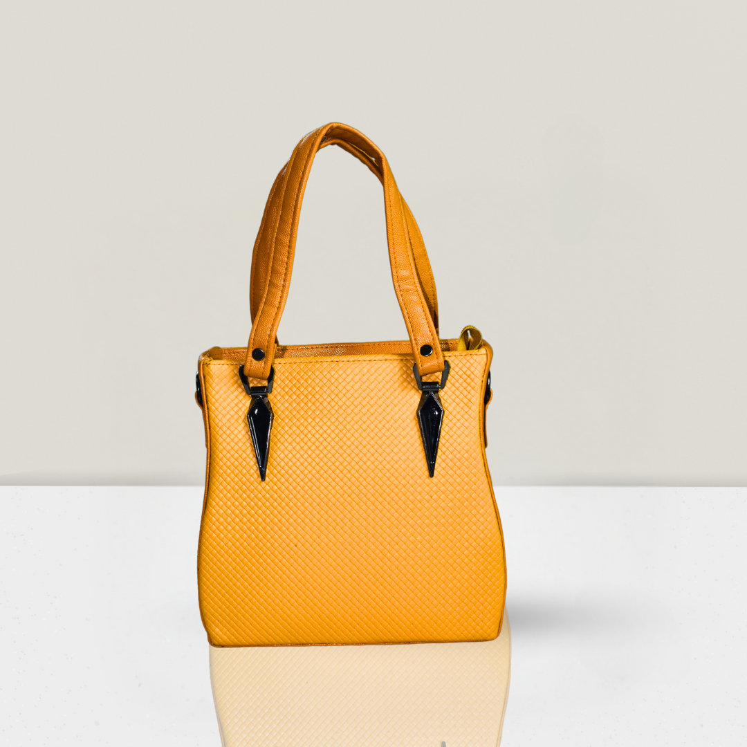 Chic & Trendy: Solid Color Stitching Mini Handbag for Every Occasion!